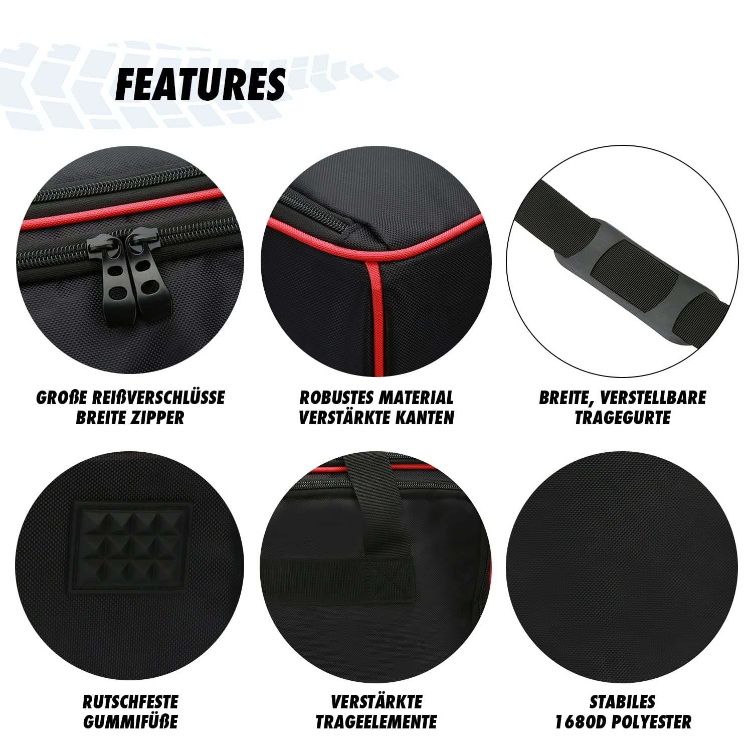 Getmore Accessori Moto Borse Interne per Valigie Laterali valigia Ducati Multistrada