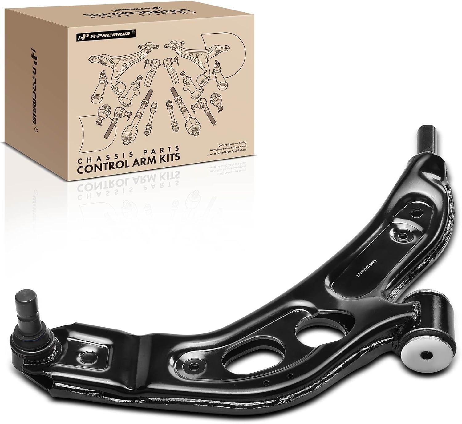 A-Premium Front Right Lower Control Arm with Ball Joint & Bushing, Compatible with BMW & Mini - 2016-2023 - X1, X2, 228i Gran Coupe, 228i xDrive Gran Coupe & Cooper Clubman, Cooper Countryman