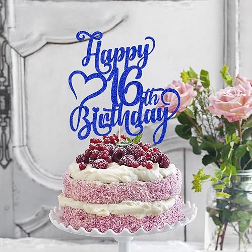 Miniatura 31 de Decoración para tarta de cumpleaños número 15 con purpurina dorada – 15 aniversario/cumpleaños – Hello 15, Cheers to 15 años, 15 & Fabulous Cake