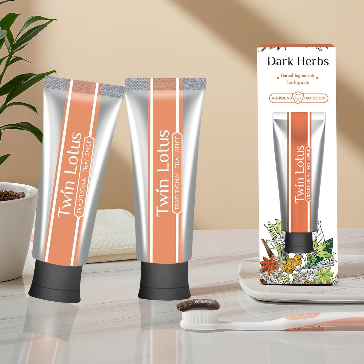 ☆　のり様 ミネラルクリーム＆ローション ＋ルース２、バイタルT Amazon.com: Twin Lotus Natural Herbal Thai Flavor Toothpaste