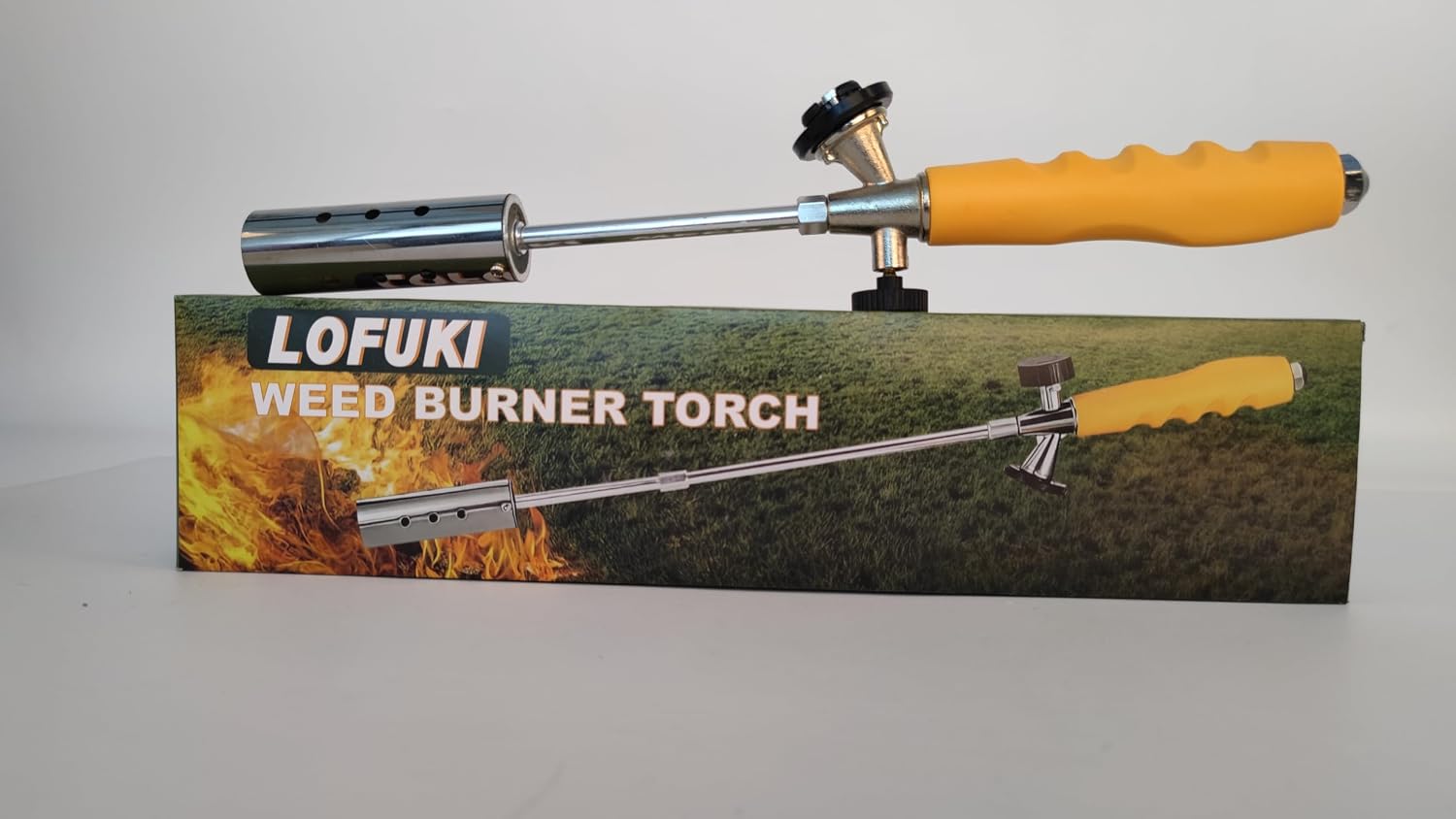 Weed Torch - Propane Torch Weed Burner Torch, Heavy Duty Weed Burner, Blow Torch for Garden Burning Grass