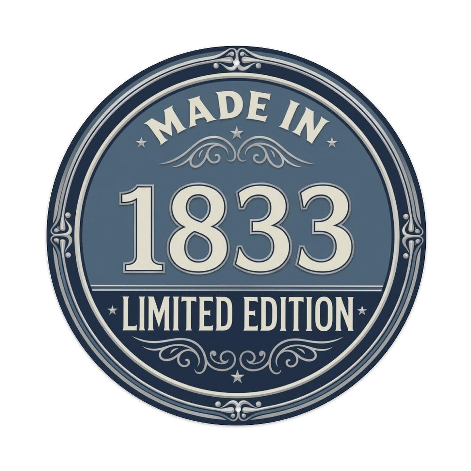 Made In 1833 Limited Edition Metal Tin Sign