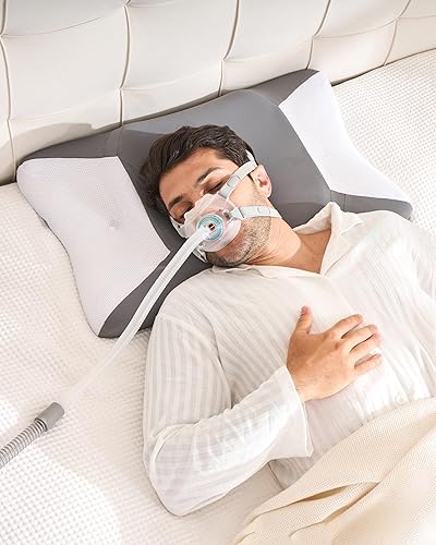 Miniatura 2 de Almohada CPAP para dormir de lado, almohada de apnea del sueño para todos los usuarios de máscaras CPAP para reducir las fugas de aire y la presión