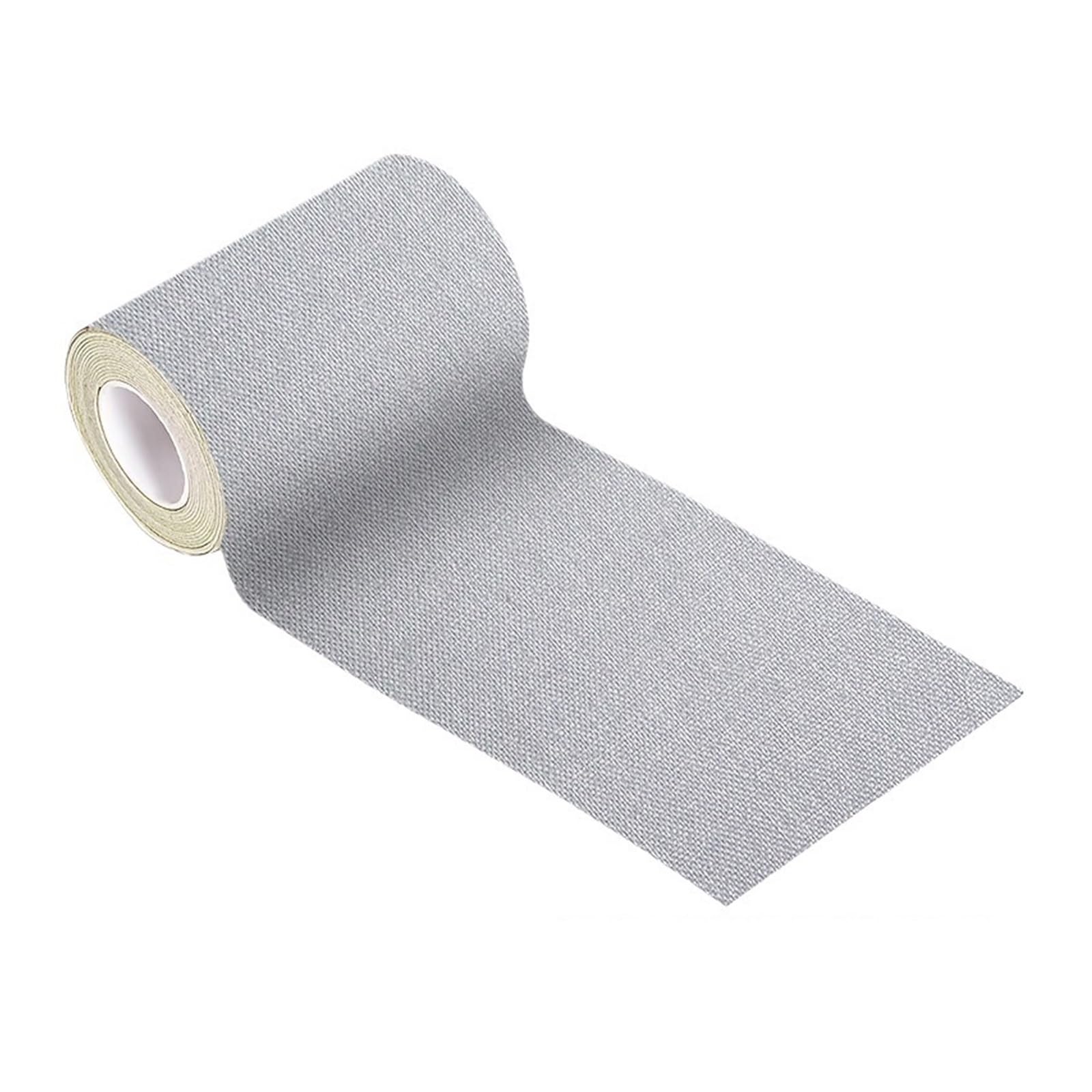 Patch de réparation en tissu de lin pour rénover votre canapé gris