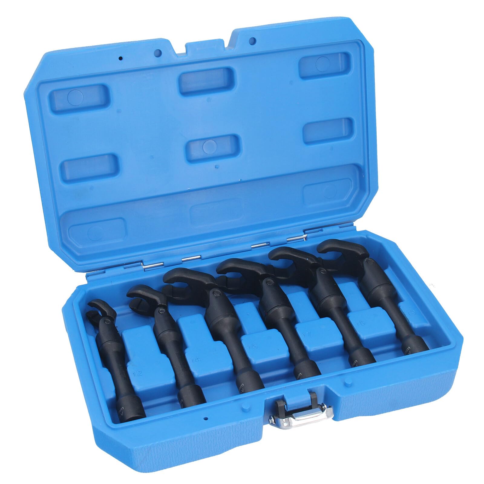 6 llaves de 3/8" 12-14-16-17-18-19 mm para inyectores diesel