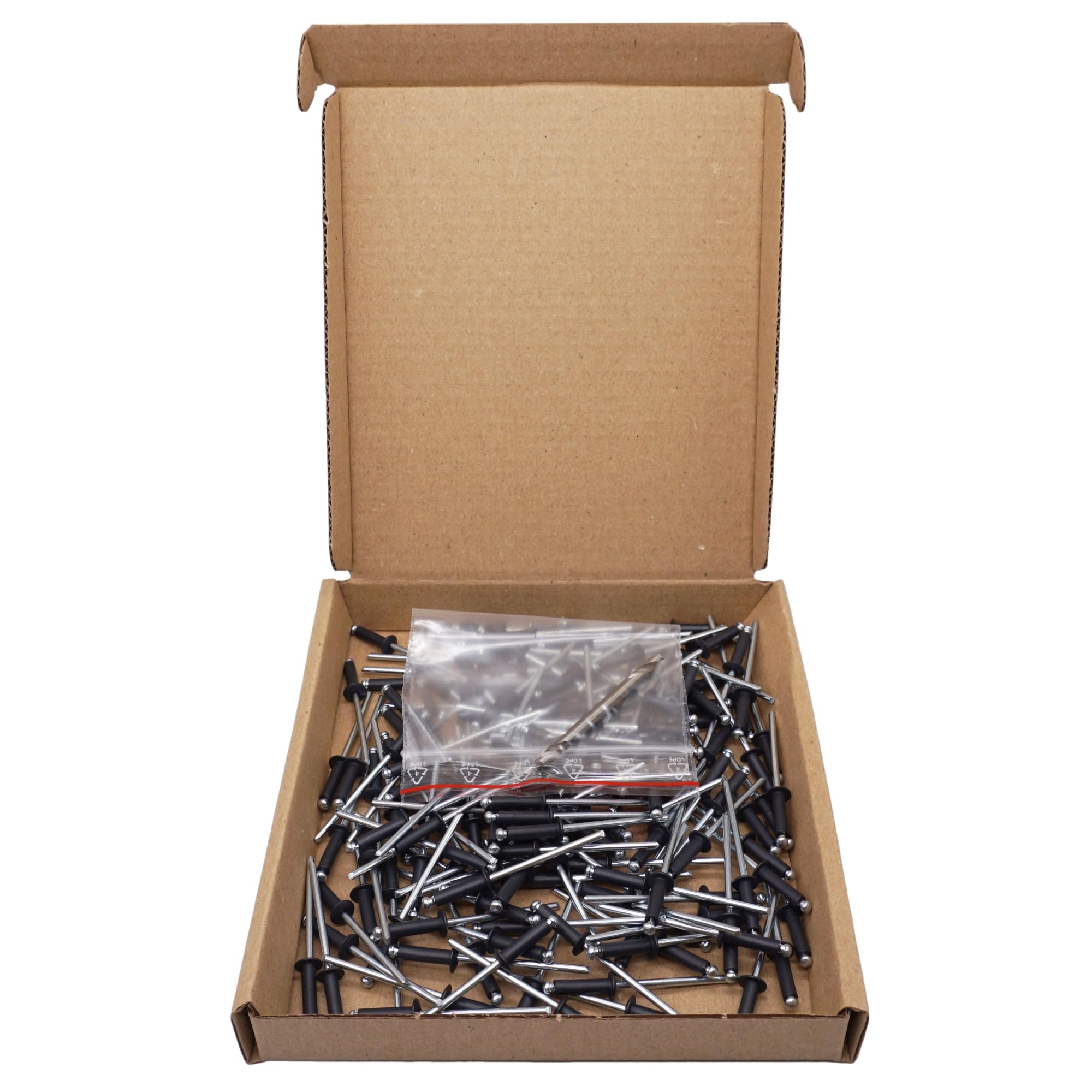 SKIR'CO (150 pcs) Painted Blind Rivets 3.2 x 12 mm, Aluminium Blind Rivets, DIN 7337, Dome Head, Steel Mandrel - Image 4