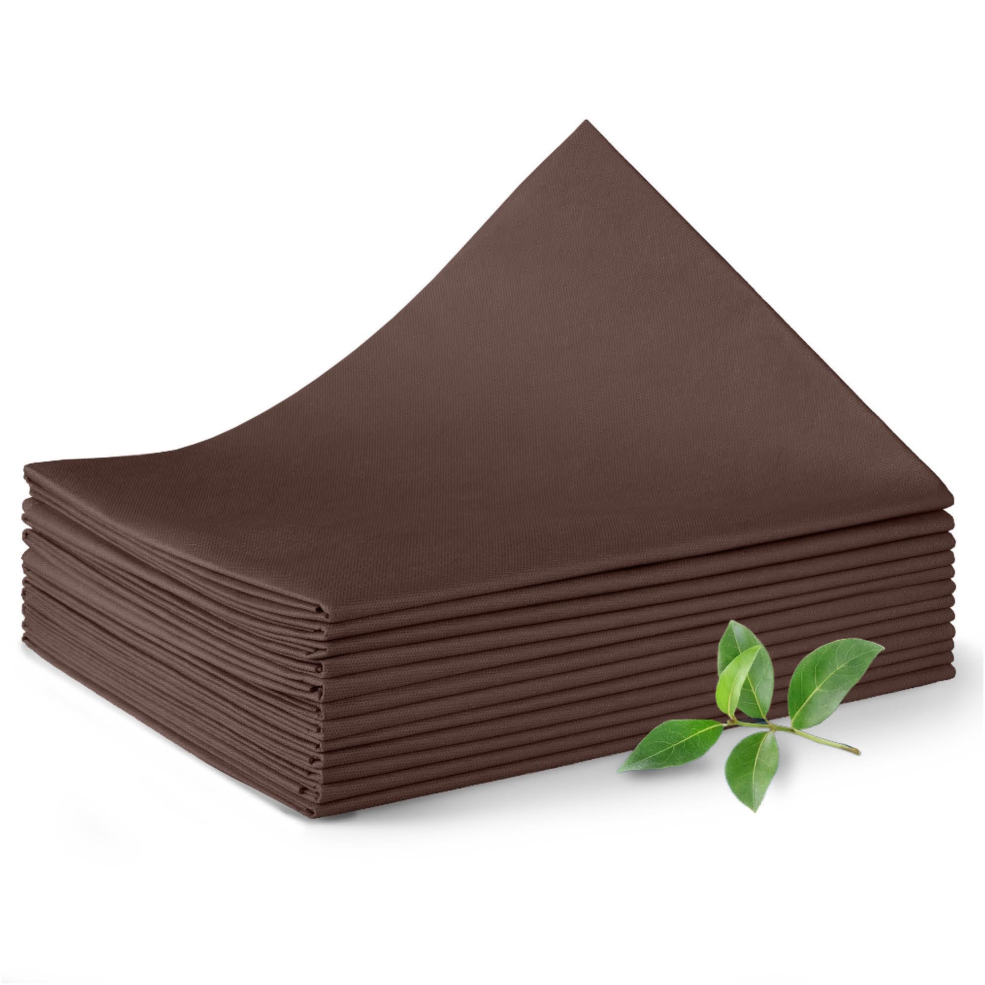 Dr. Güstel draps non tissés lavables ACTIV 80 x 210 cm, 10+2 draps table de massage, marron