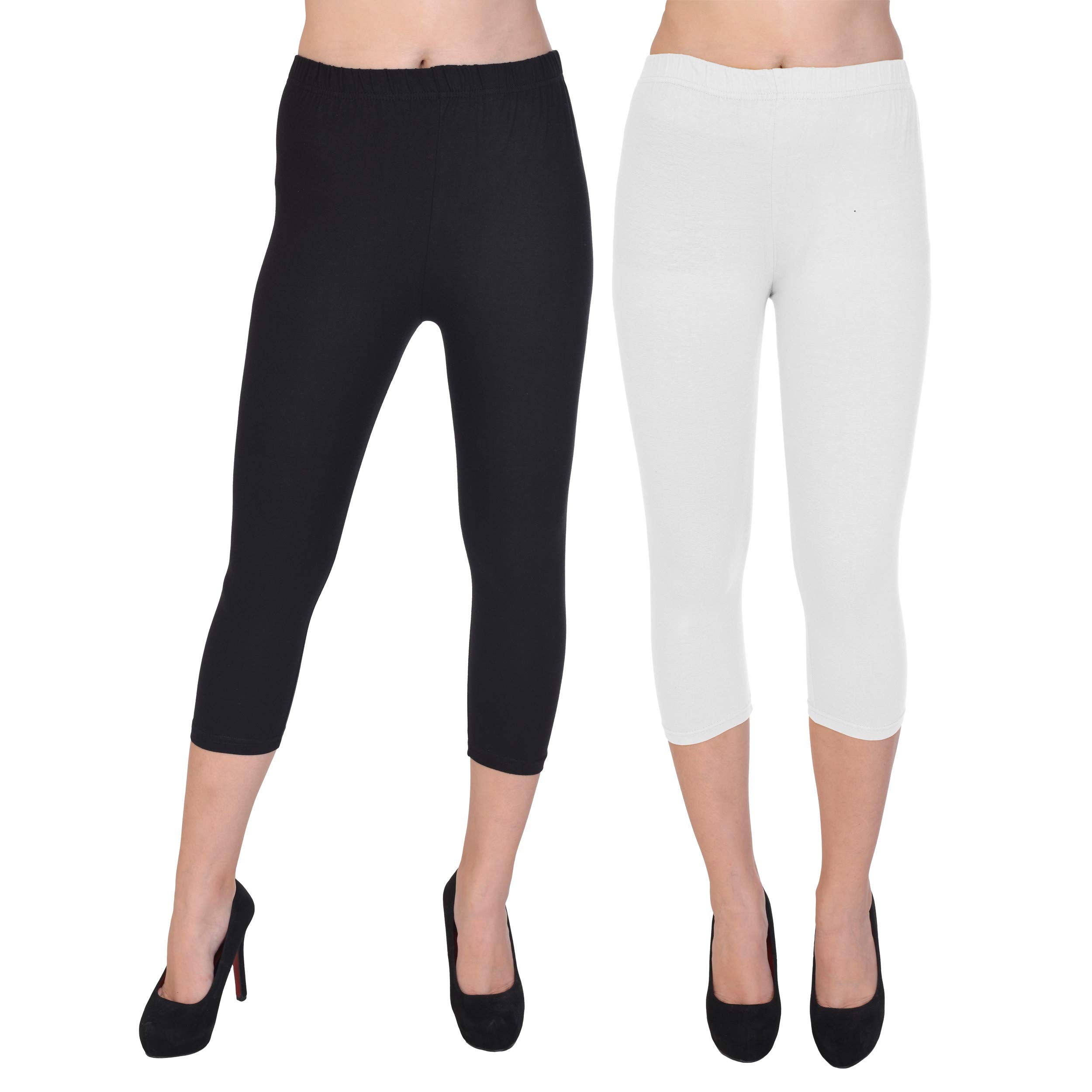 Fasha Capris for Women Combo Pack of 2