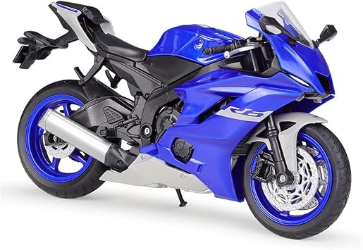 for Yamaha 2020 YZF-R6 112 Static Die-cast Car Series Motorcycle Model Toys Motorcycle ModelBlue