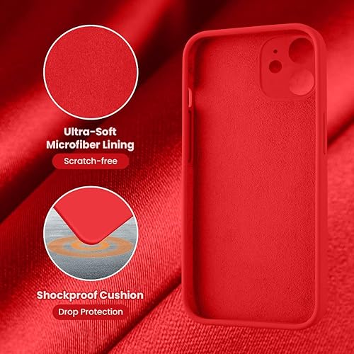 Miniatura 5 de Cordking Funda diseñada para iPhone 11, silicona borde recto y protección de cámara Funda mejorada para teléfono con forro de microfibra suave