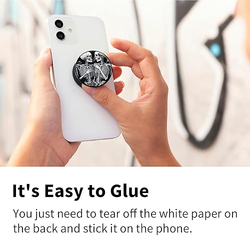 Miniatura 3 de Paquete de 2 fundas de teléfono para dedos, Pop it para teléfono, agarre de teléfono con soporte expandible compatible con todos los teléfonos y