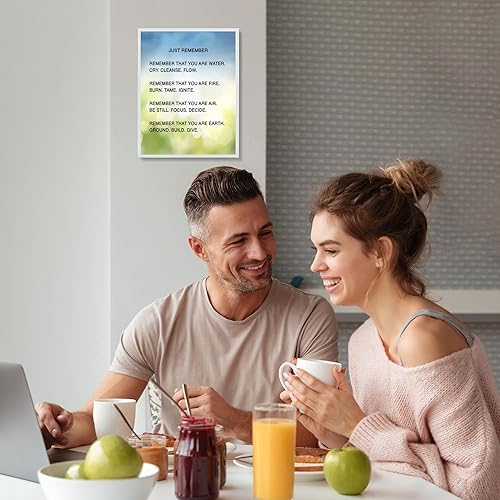 Miniatura 4 de AMERICAN LUXURY GIFTS Just Remember - Inspirational Wall Art Print 8x10 Unframed, Motivational Spiritual Decor for Living Room, Office, Classroom,