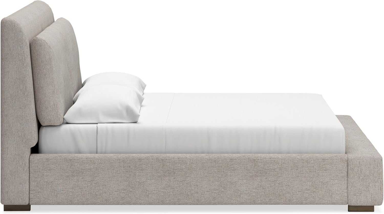 Signature Design by Ashley Cabalynn Casual King Upholstered Bed, Foundation or Box Spring Needed, Beige - Image 10