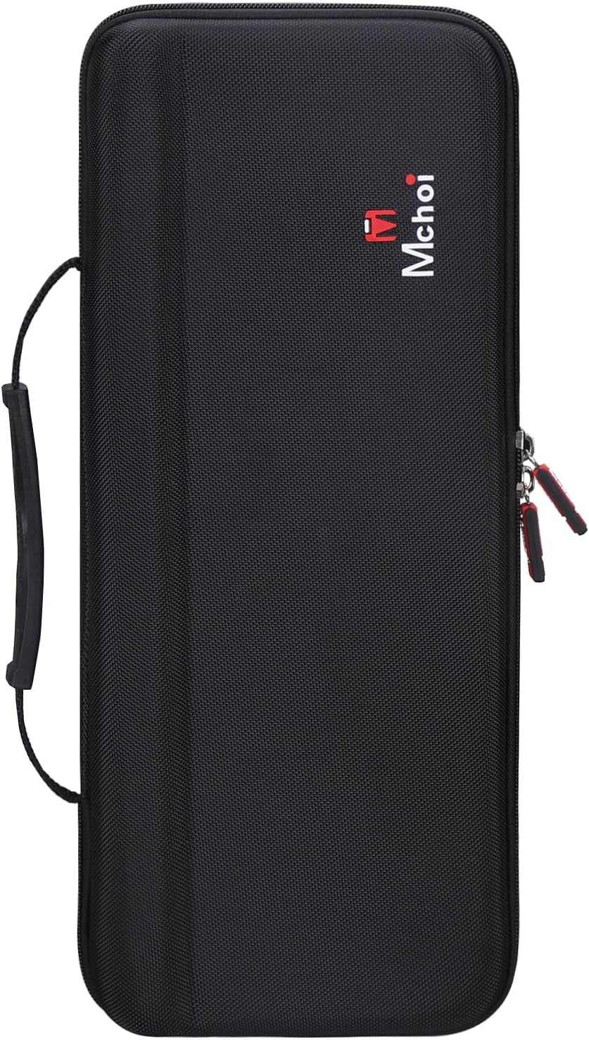 Mchoi Case for Logitech K780 Keyboard, Shockproof Travel Case, Black Grey, Semi-Waterproof, Shockproof EVA Shell, Portable Handle, Mesh Pocket & Storage Layer, for Logitech K780 Keyboard