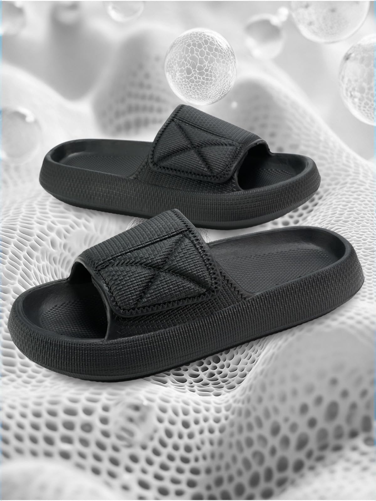 Pillow Slippers for Women and Men Quick Drying Non Slip Shower Slides Beach Sandals