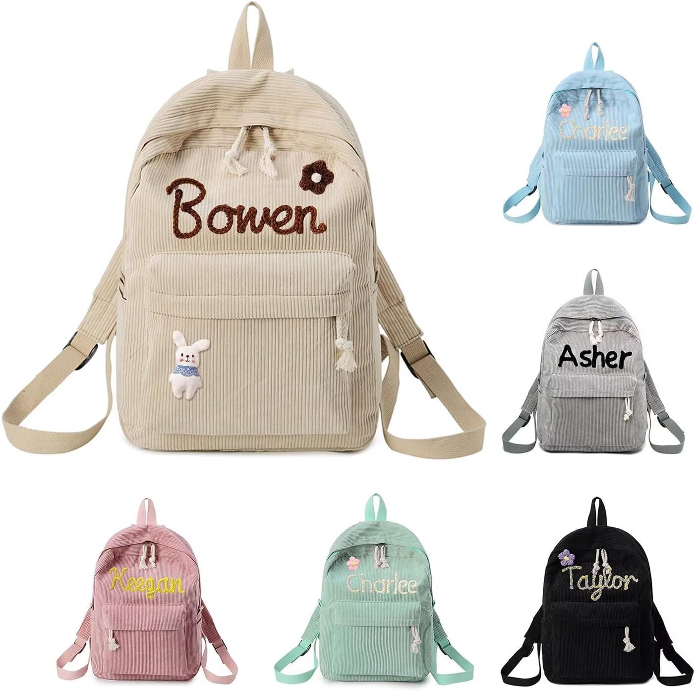 Zainetto Per Scuola E Asilo Personalizzato Con Nome E Mostriciattolo Idea Back To School - Foto 2
