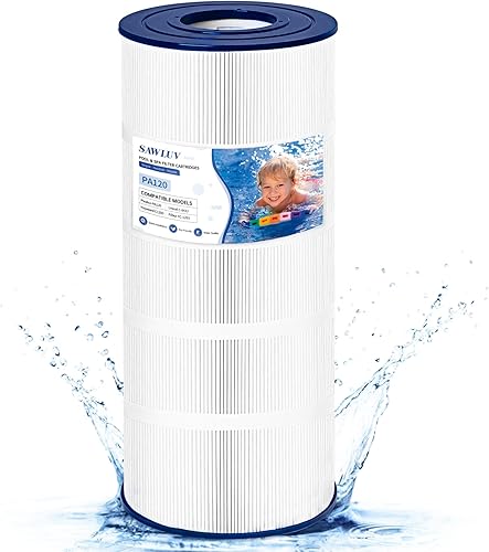 Filtro de piscina PA120 de repuesto compatible con Hayward C1200, CX1200RE, Unicel C-8412, Filbur FC-1293, apto para Waterway Clearwater II 125, Pro