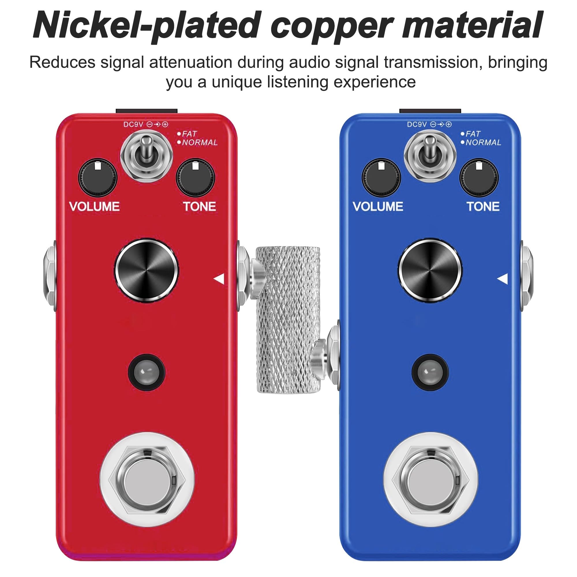 MEIRIYFA Guitar Pedal Patch Connector Z Type 6.35mm 1/4" Effect Pedal to Pedal Coupler - Image 4