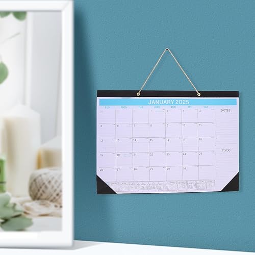 Miniatura 6 de Calendario de escritorio 2024-2025, calendario de pared de enero de 2024 a junio de 2025, calendario de pared, calendario mensual, planificador de
