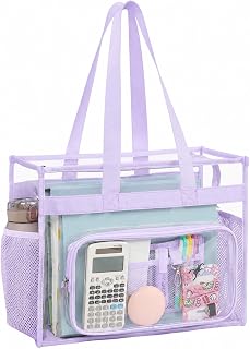 PACKISM Clear Tote Bag for School - Large Heavy Duty Clear Tote for Girls
