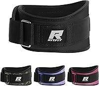 RitFit 6 Inch Weight Lifting Belt for Squats, Deadlifts, Lunges - Supportive Core Back Belt for Men & Women - Black/Camo