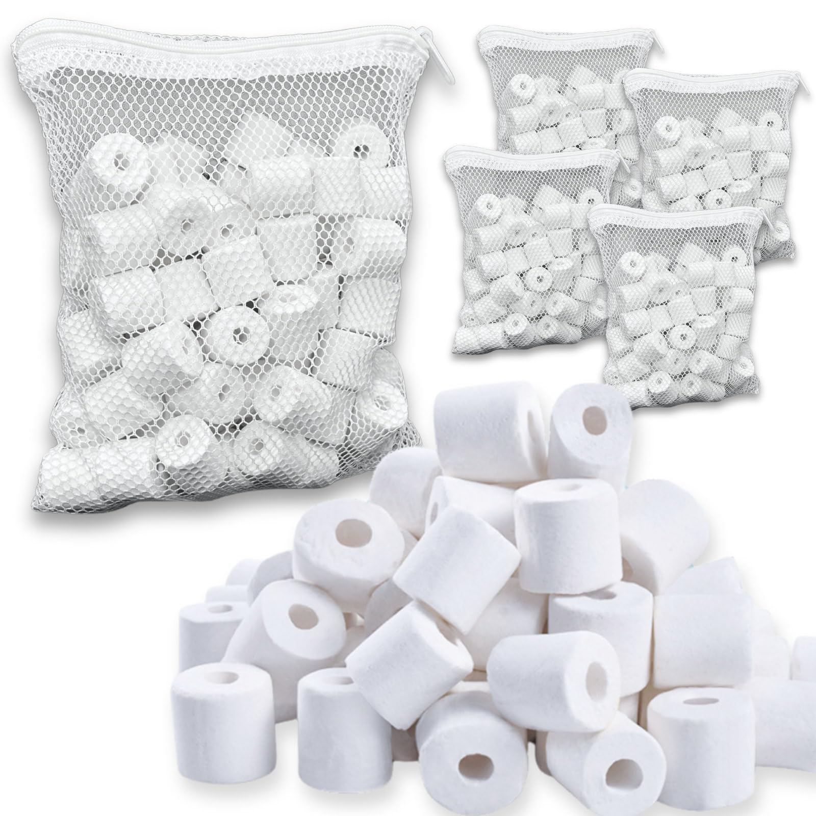 専用　天然セラミック ろ材 さまざまな形状 Amazon | MARUHADO 濾過材 ろ材 水槽 セラミック リングろ材 ネット