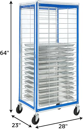 Miniatura 2 de Cubierta de vinilo transparente para bandeja de carga final, 28 pulgadas de largo x 23 pulgadas de ancho x 64 pulgadas de alto