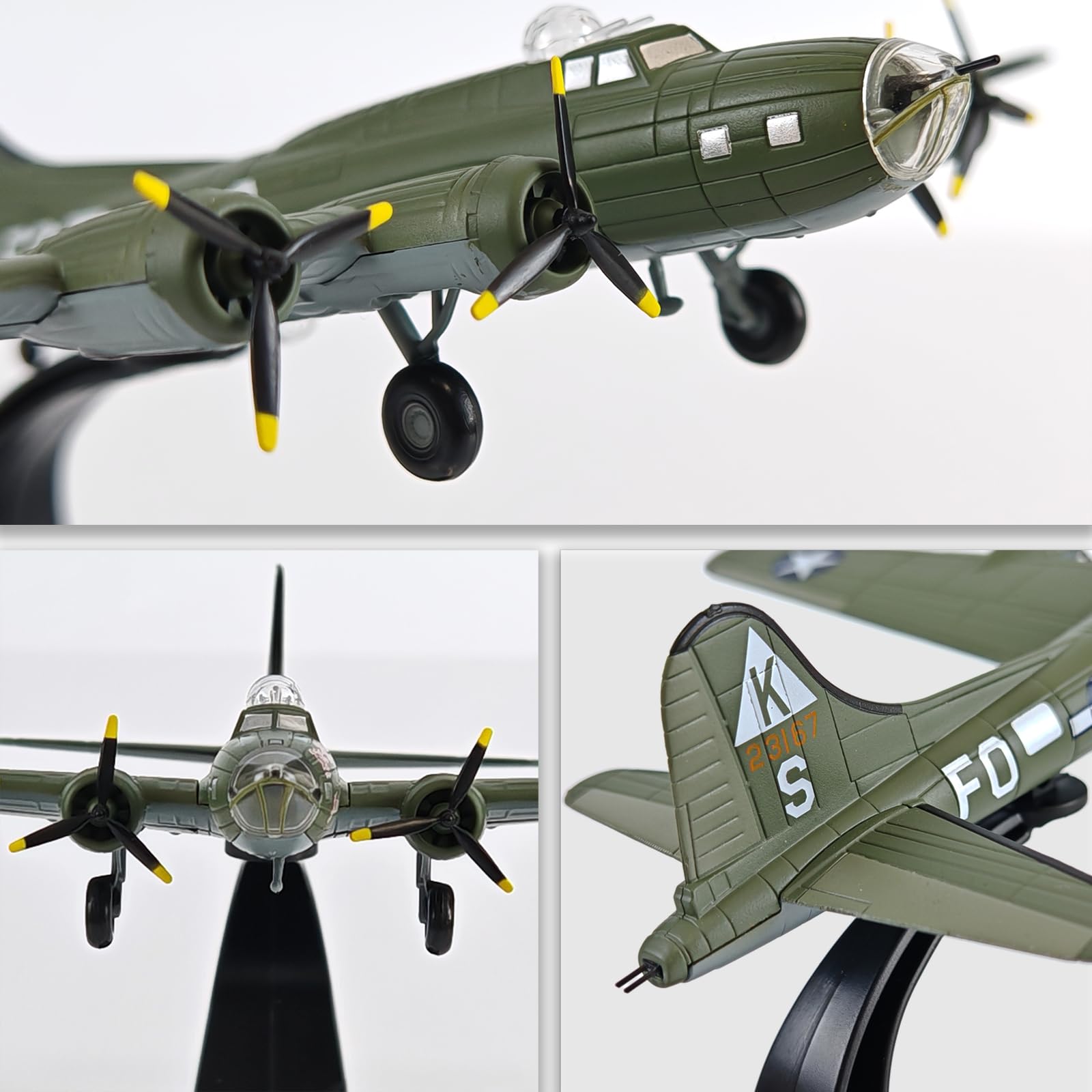 Amazon.co.jp: 1/144スケール B-17 フライングフォートレス 爆撃機