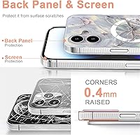 Vista 695 de I-MGAE-IN-AR - Funda diseñada para iPhone 12 y 12 Pro, diseño de mariposa plateada brillante, funda protectora de poliuretano termoplástico, suave