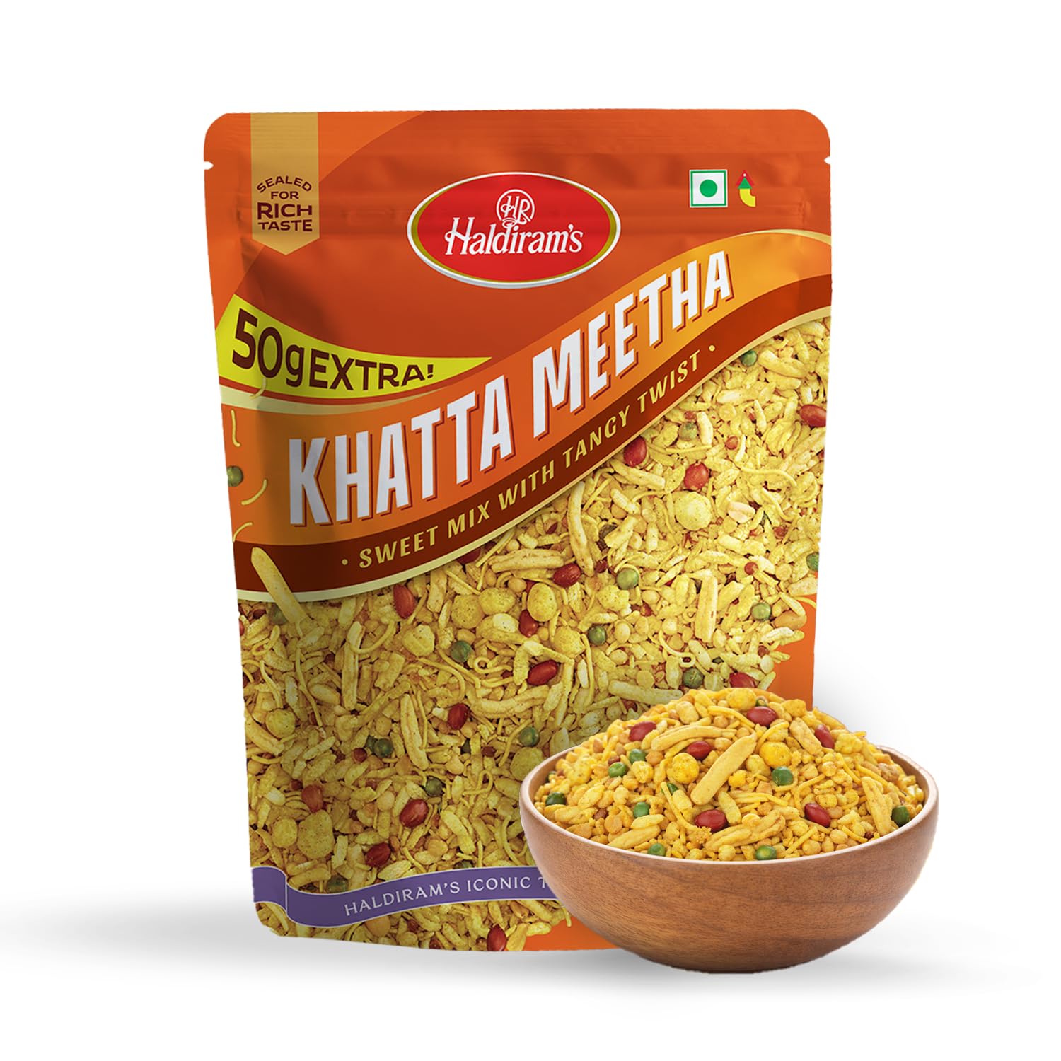Haldiram's Nagpur Khatta Meetha, 1 kg - Image 1