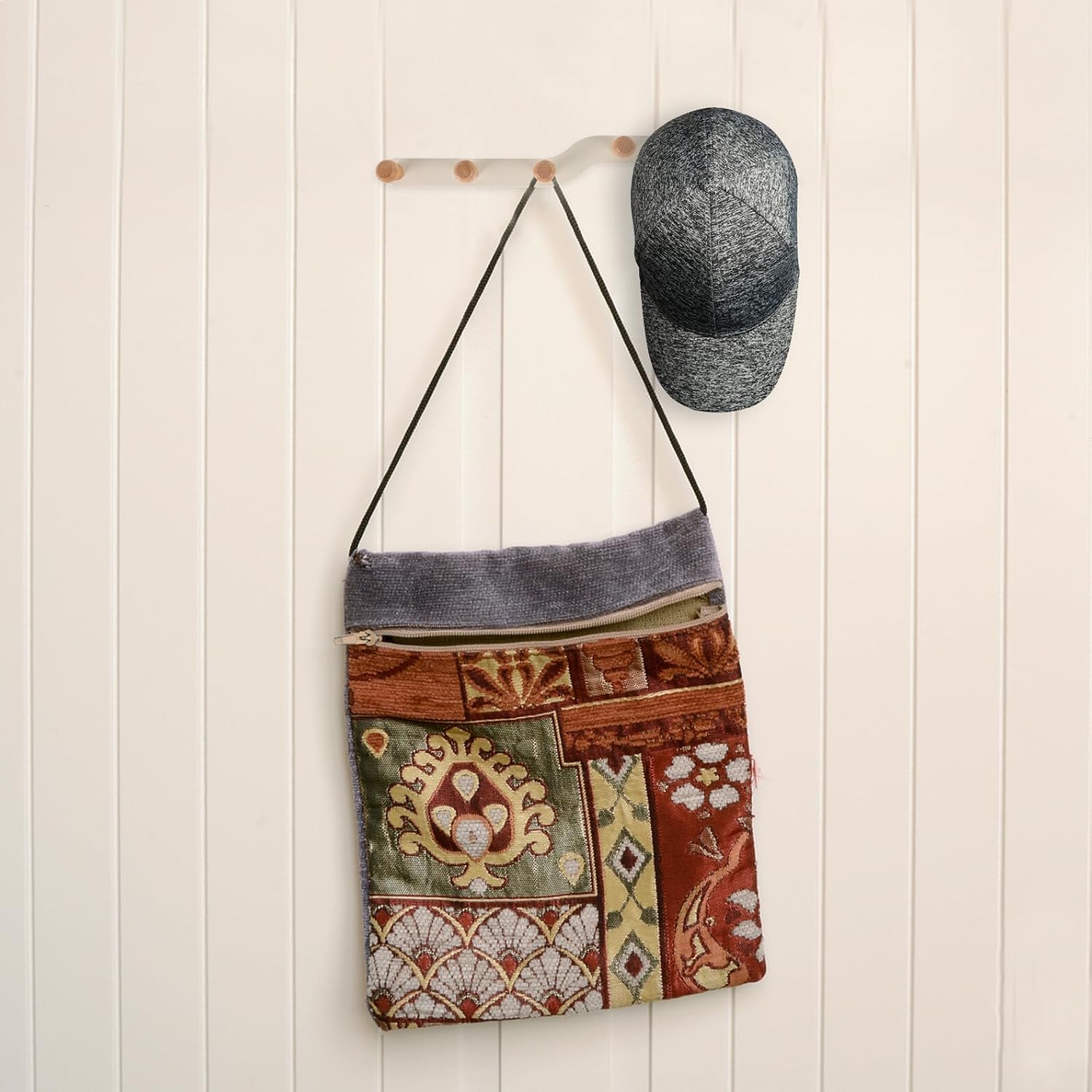 Cabilock Iron Wall Hook Xmas Key Holder 5 Hooks for Home Decor image 4