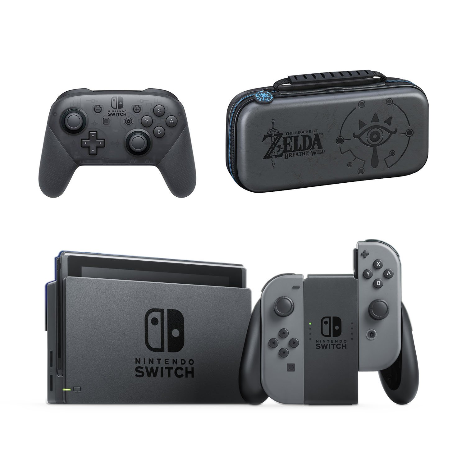 Amazon.com: Nintendo Switch Console with Gray Joy-Con, Pro