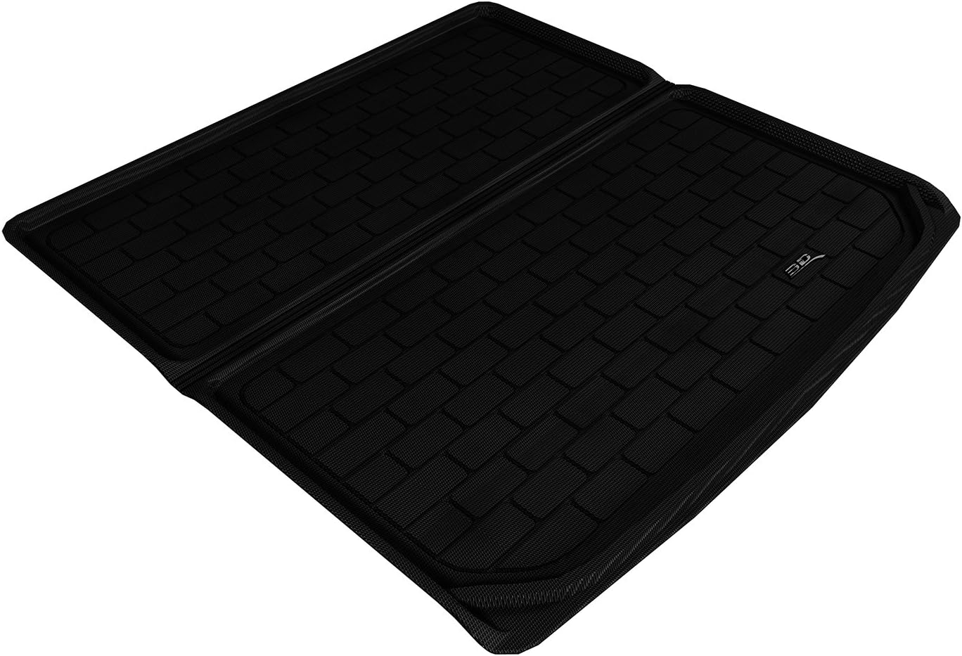 3D MAXpider M1MB0161309 Cargo Custom Fit All-Weather Floor Mat for Select Mercedes-Benz ML-Class (W164) Models - Kagu Rubber (Black)