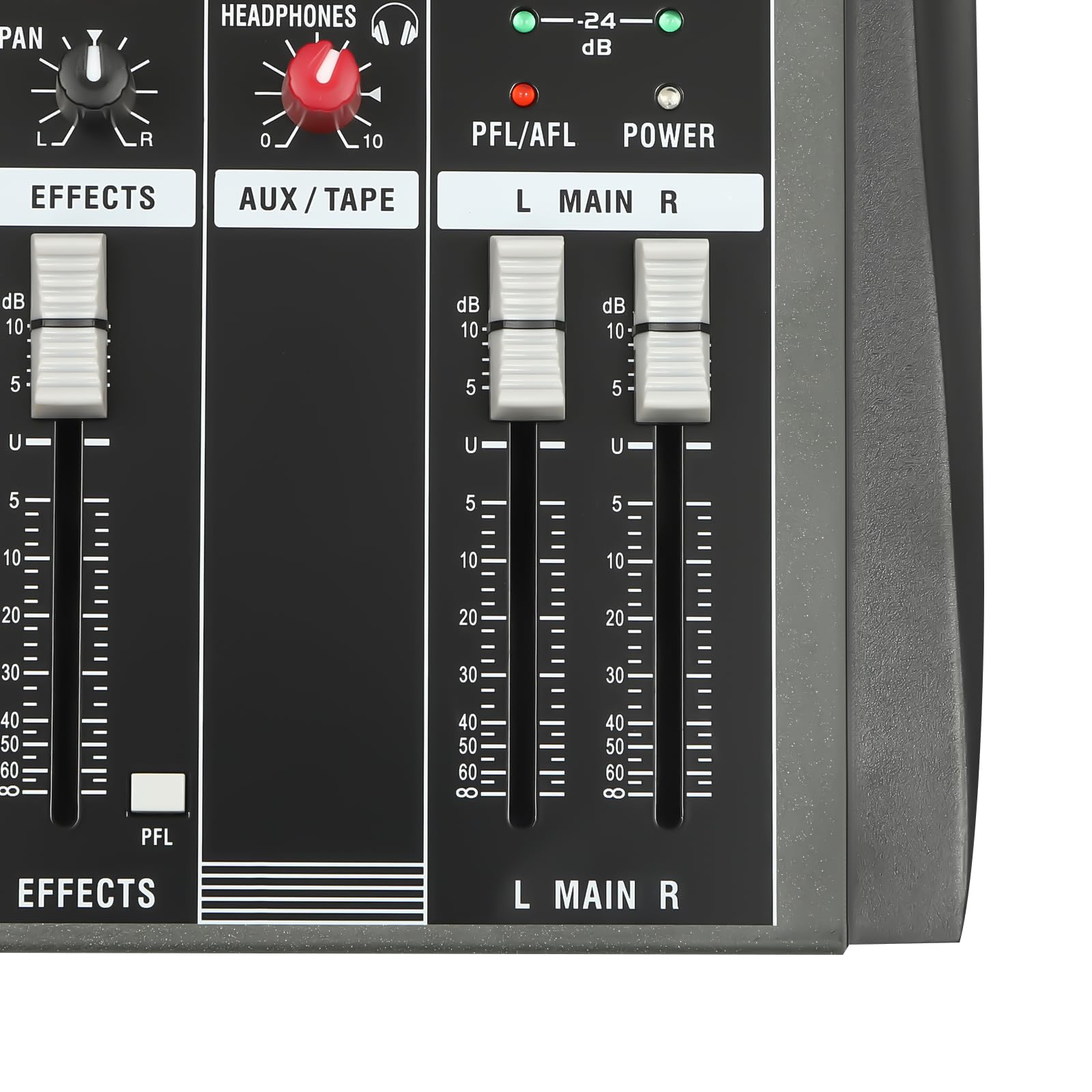 Console mixer audio USB professionale a 12 canali con connessione Bluetooth, alimentazione phantom 48V e equalizzatore a tre bande per musica ed eventi