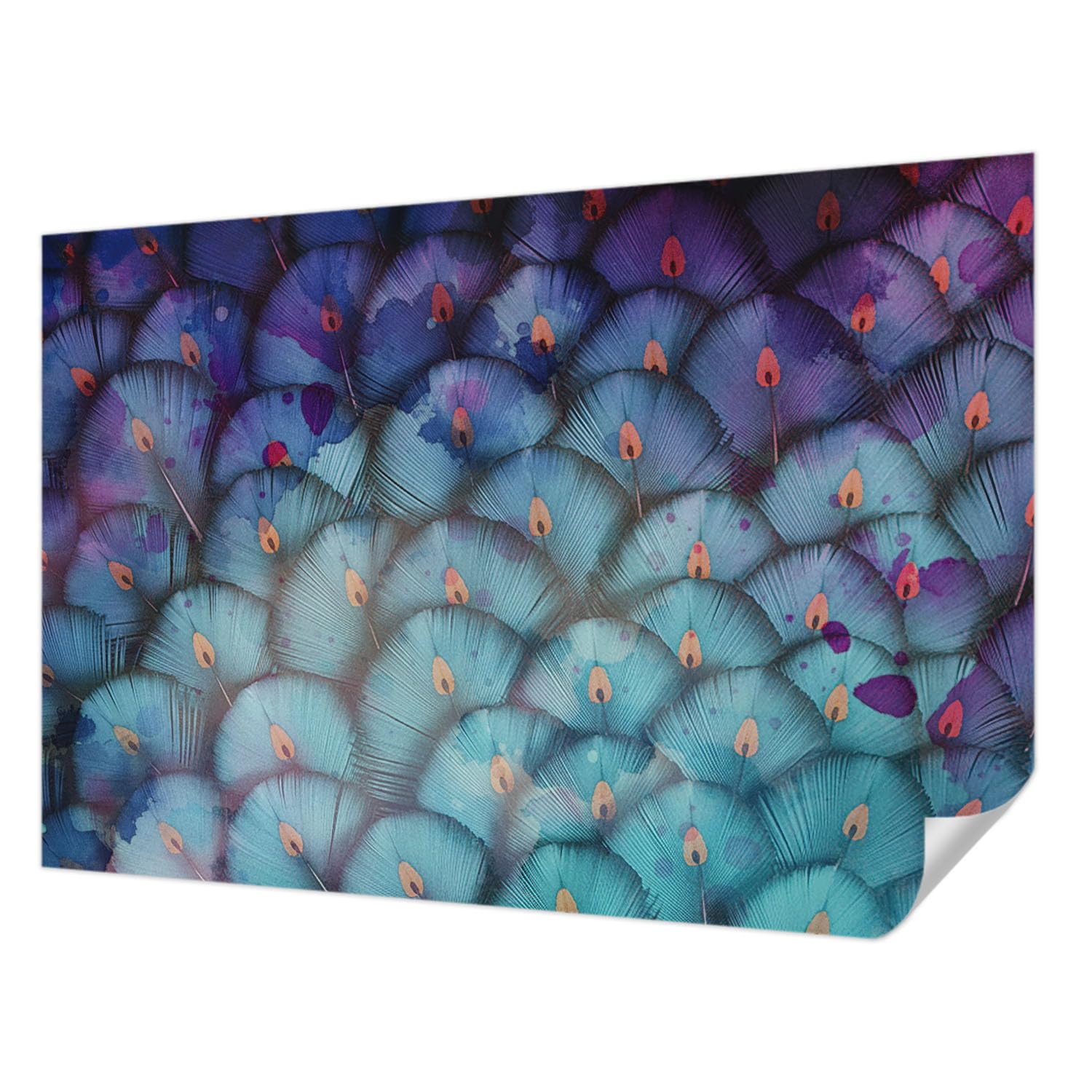 Papier peint auto-adhésif moderne Tulup 152x104 déco chambre et salon