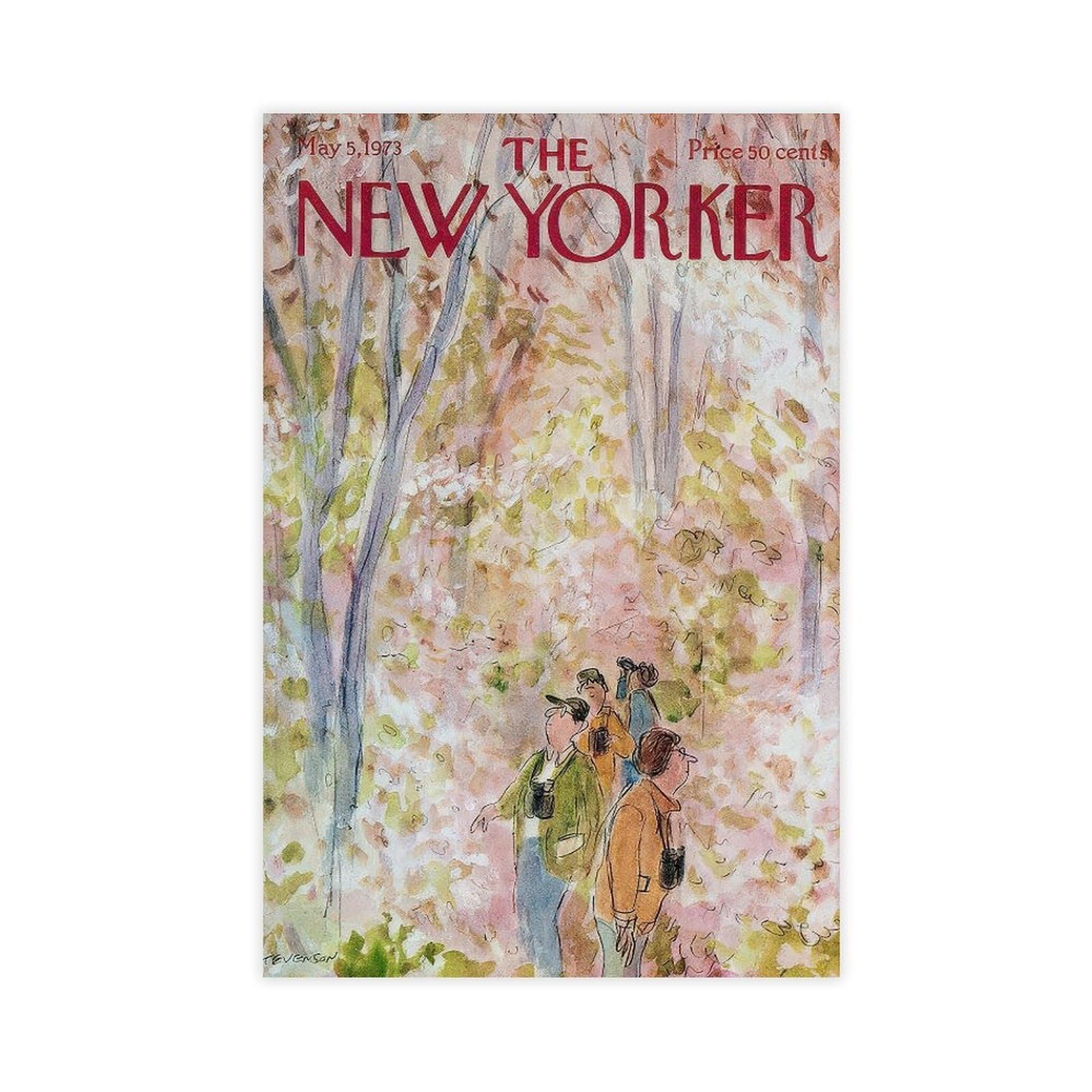 Erwyn Yorker Magazine Poster Canvas Wall Art Vintage Posters New Prints For Dorm For Bedroom Home DecorUnframe-style 24x36inch(60x90cm)