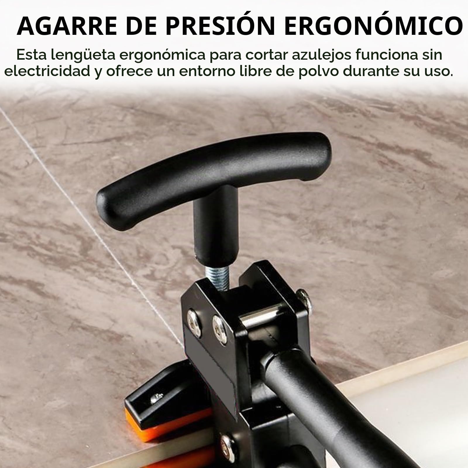 Cortador de Azulejos Manual, Alicates de Presión para Azulejos y Vidrio Ideal para Gran Formato Porcelana Cerámica Mármol Azulejos Esmaltados y Proyectos Profesionales de Corte