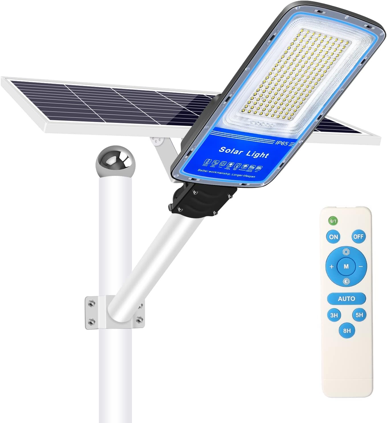 Illuminazione Solare Ip65 Telecomando 2 Esterne Con Telecomando Ip65 Impermeabili N 1224365