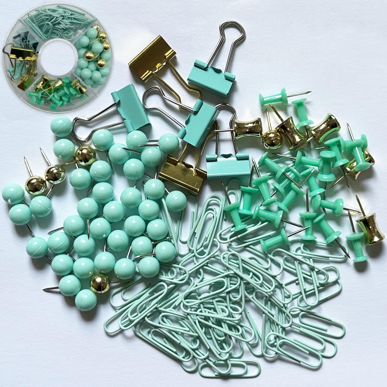Foldback - Lot De Trombones Et Pinces Métalliques Argent Pour Bureau, école, Bricolage (55 Pièces)