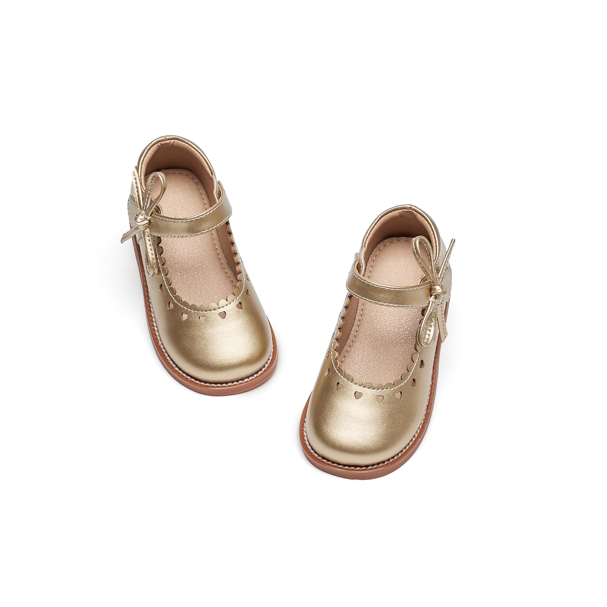 Flaryzone Toddler Girls Mary Jane School Uniform Oxfords Dress Shoes Flats