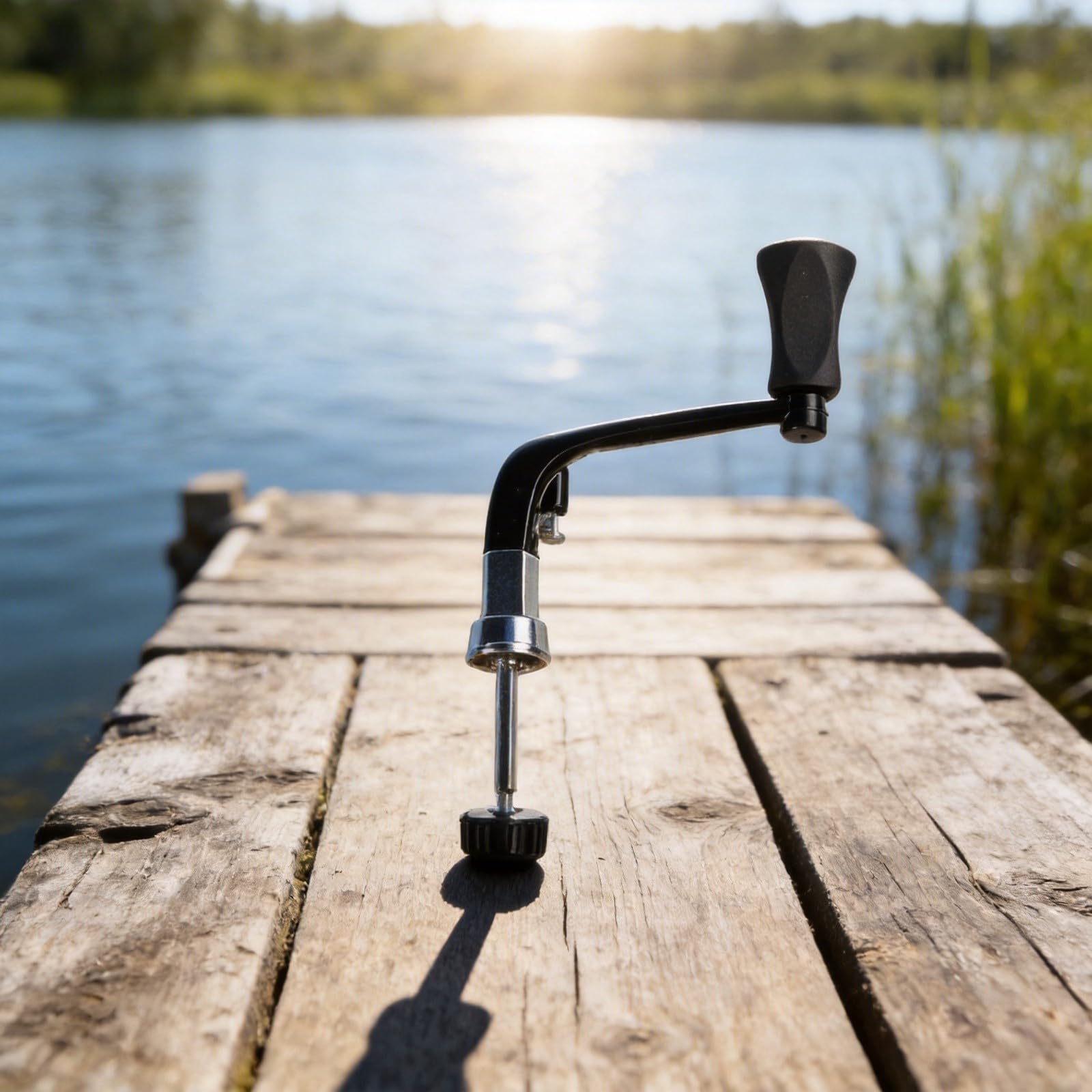 Manivelle en acier inoxydable pour moulinet de pêche 1000-5000 et 6000-8000 avec engagement antidérapant