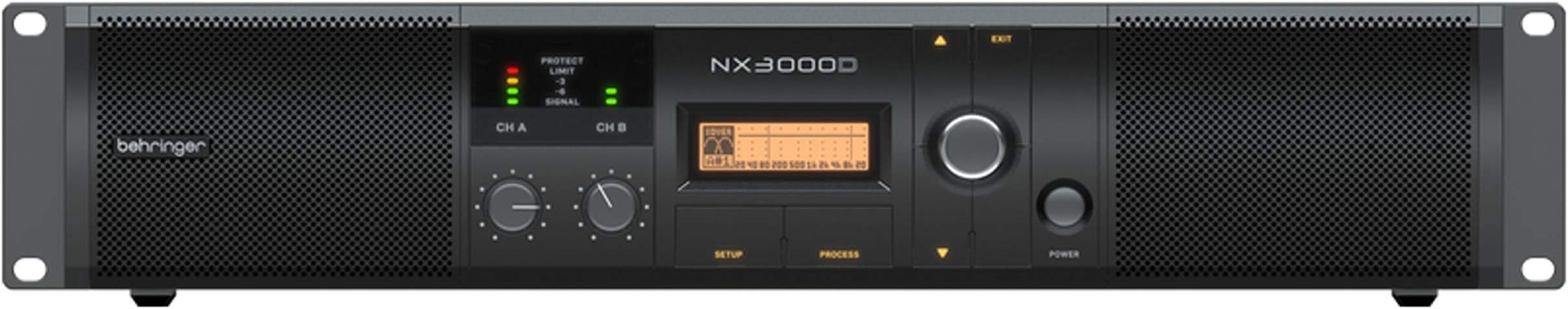 NX3000D Ultra-Lightweight 3000 Watt Class-D Power Amplifier with DSP Control and SmartSense Loudspeaker Impedance Compensation