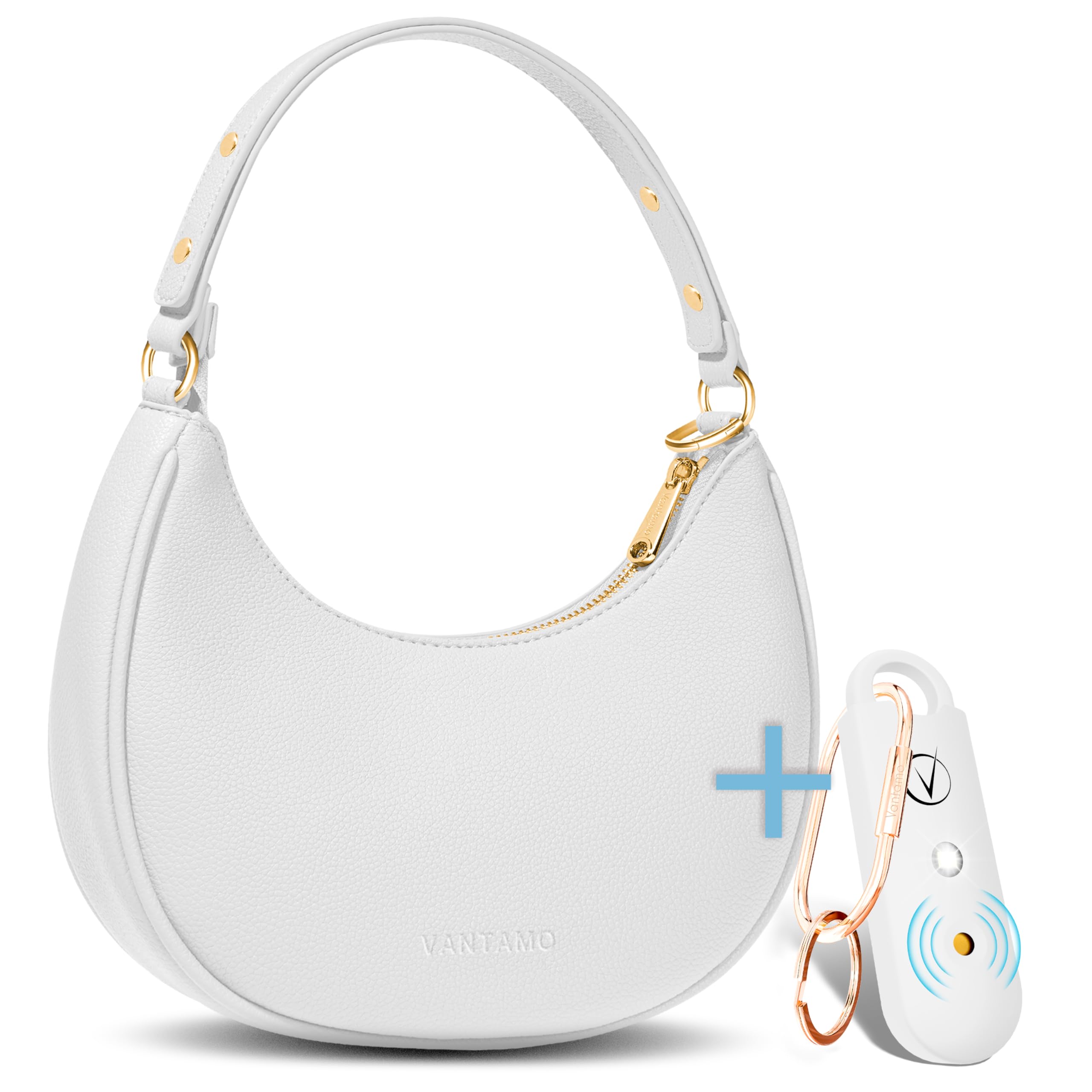 Amazon.com: Vantamo Half Moon Clutch Bag for Women with Anti Theft