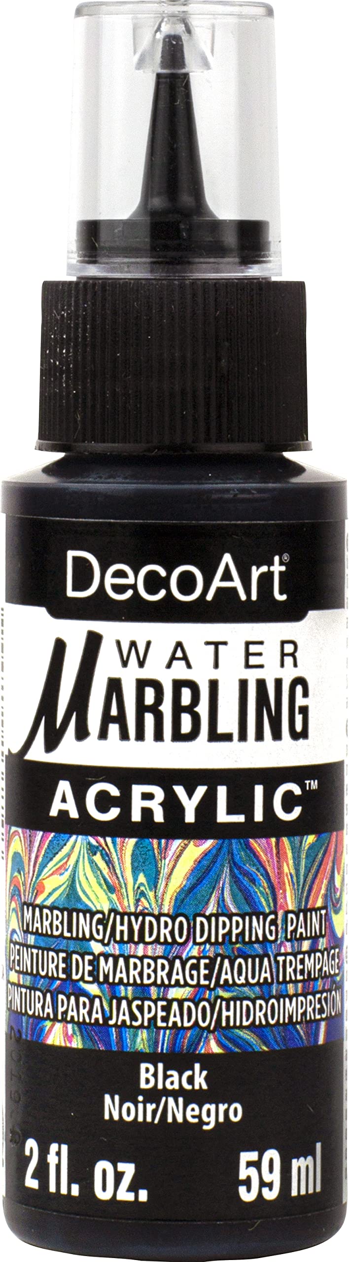 Decoart Black Water Marbling Paint 2Oz