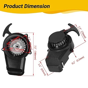 PULL START STARTER FOR 33cc 43cc 47cc 49CC 2 Stroke Engine GS Moon MINI