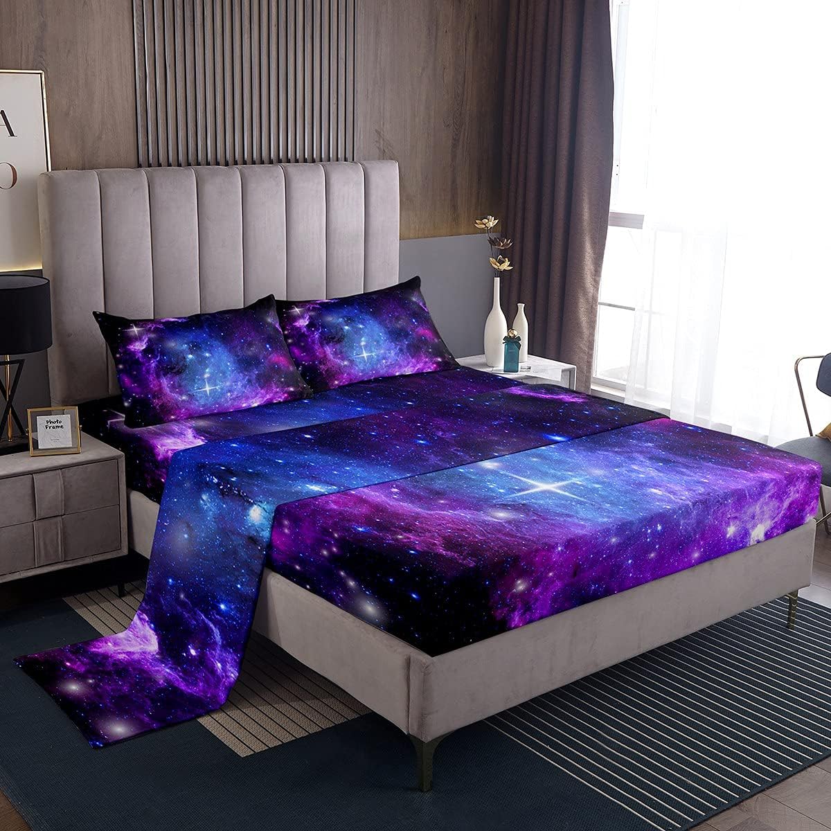 Purple Galaxy Series Sheet Sets, Used For Kids Boys Morocco Ubuy