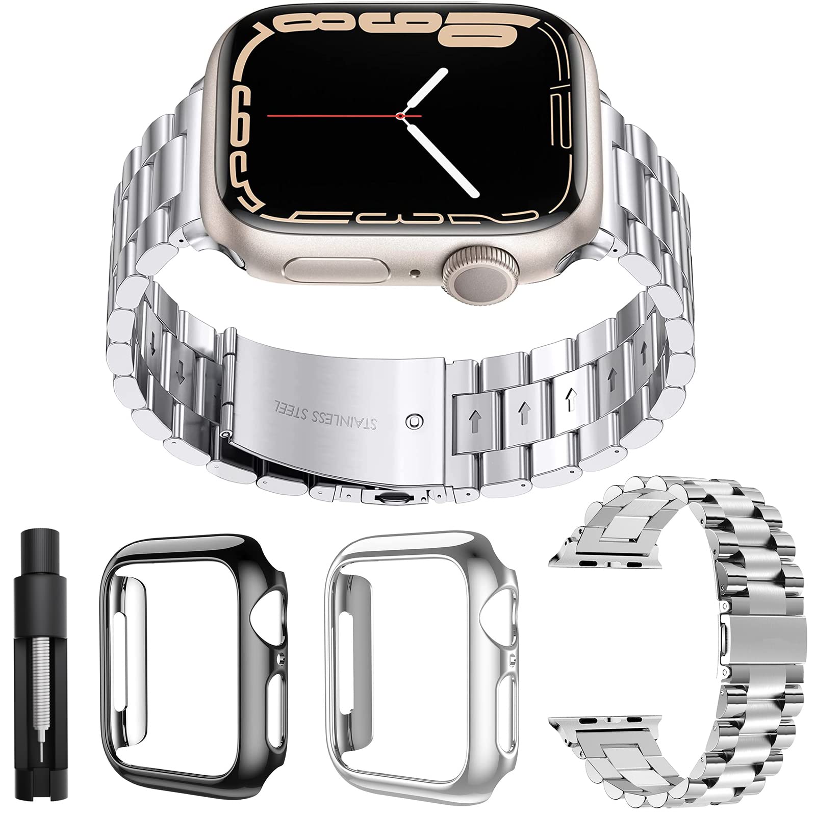 Amazon.co.jp: [GOCROWEEN] for Apple Watch8/7 用 バンド