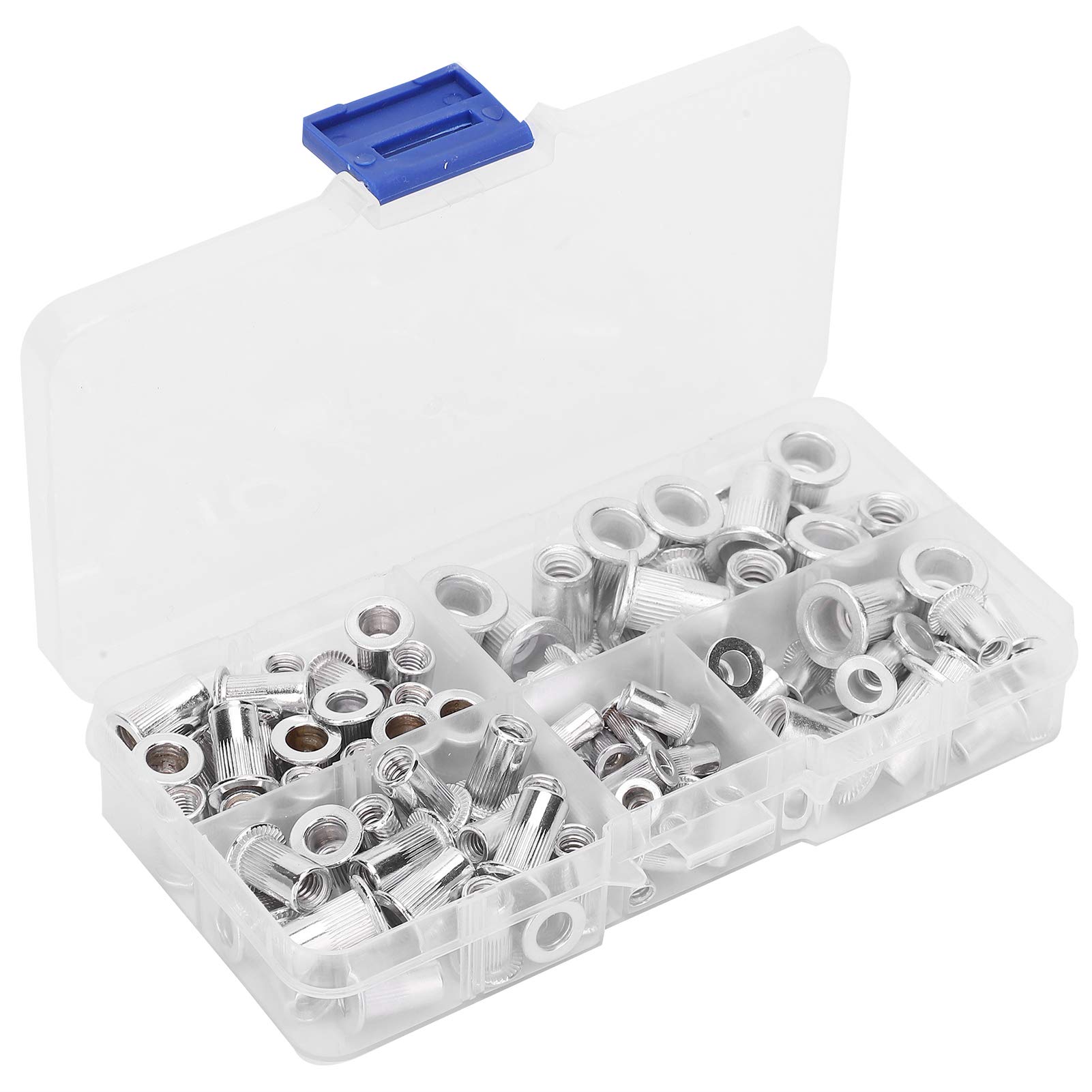100pcs Box Aluminum Rivet Nut Threaded Rivet Rt Nut 6 32 8 32 10 24 10 32 1 4 20 100pcs Rivet Nut Kits Box Aluminum Threaded Rivetrivnut 1/4-20 Aluminum 10/32 P0p Rivet Thread 10/ - Image 3