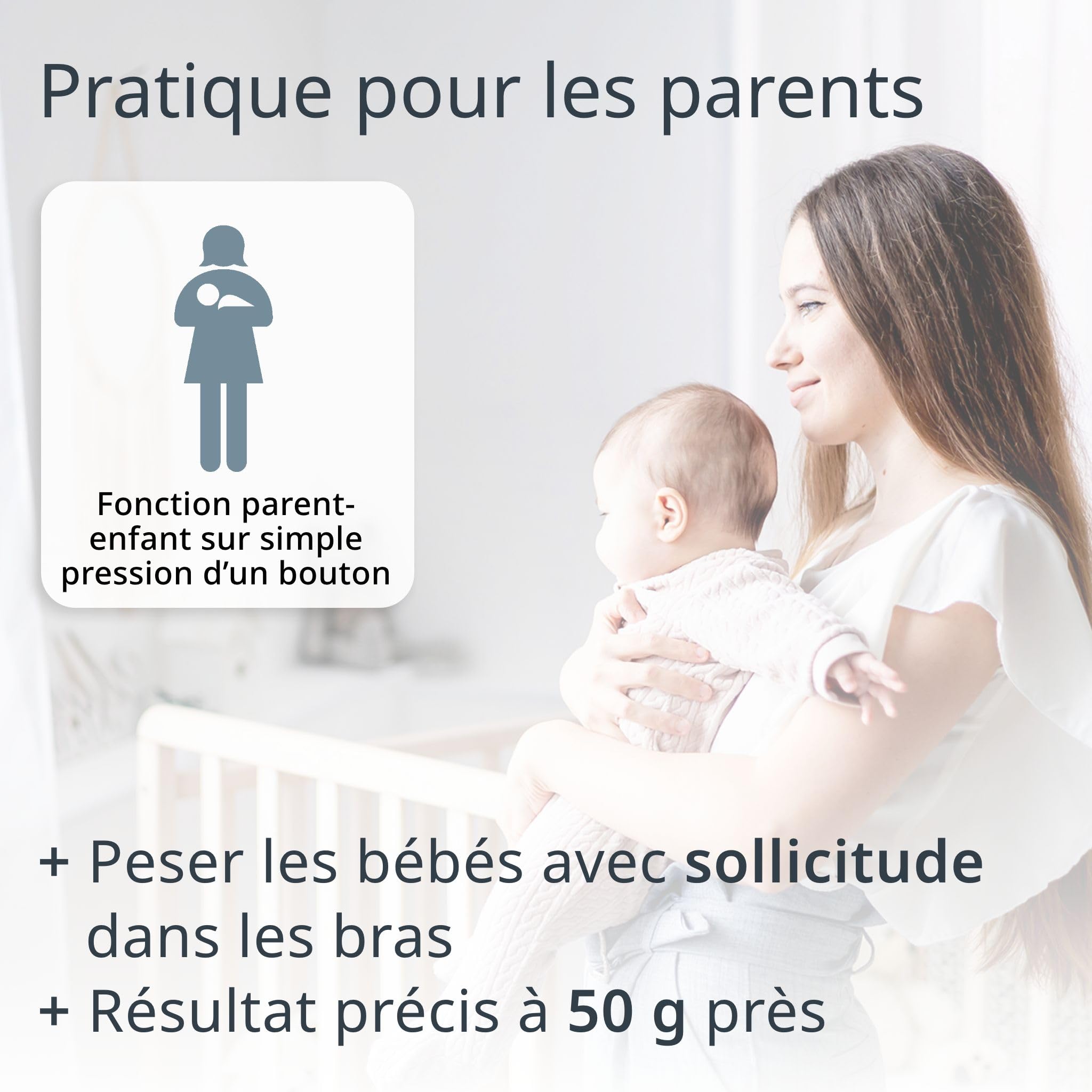 ADE Pèse-personne numérique | Jusqu'à 200 kg | Surface de pesée extra large et antidérapante | Pèse-personne pour personnes âgées avec grand écran à matrice de points rouges
