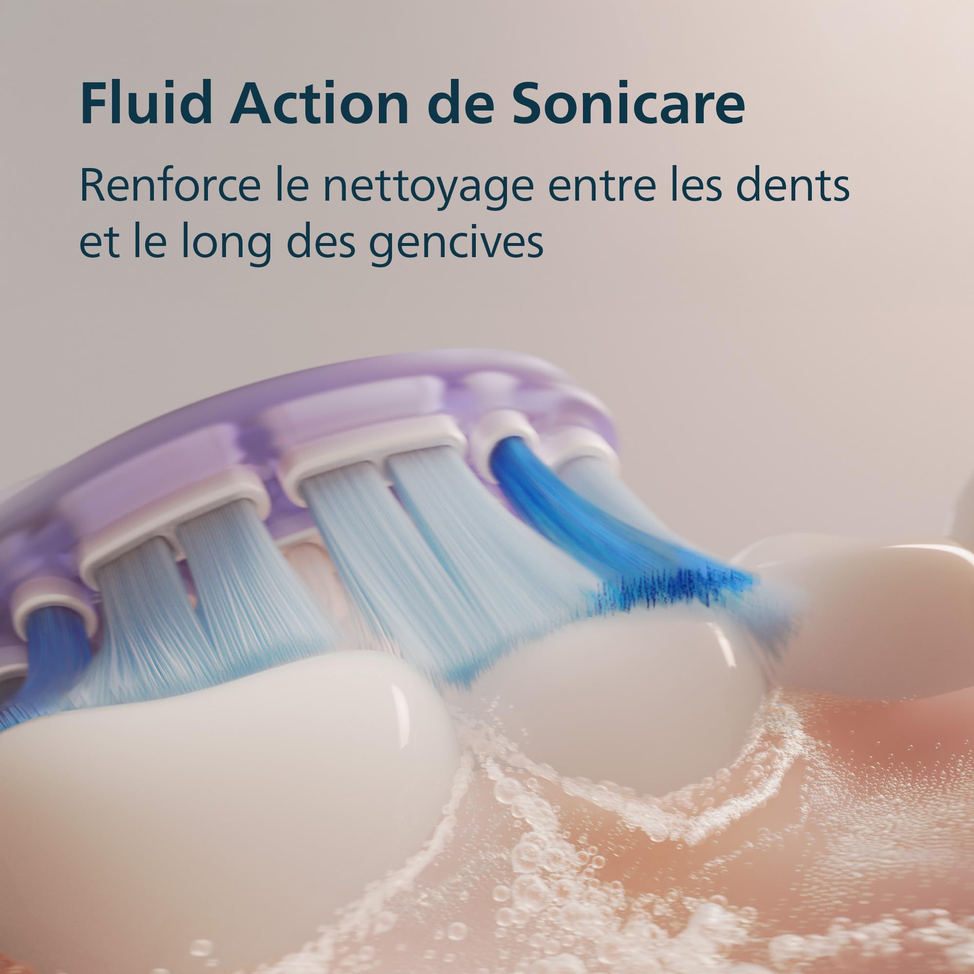 Philips Sonicare 7100 - Brosse à dents électrique sonique avec application, 4 modes de brossage et 3 niveaux d'intensité, Alerte de pression, EasyStart, SmarTimer et BrushPacer, Pack de 2, HX7429/03